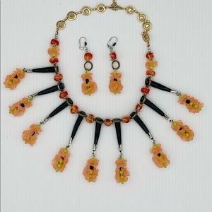 Belladonna jewelry 2pc set. Made in Canada.